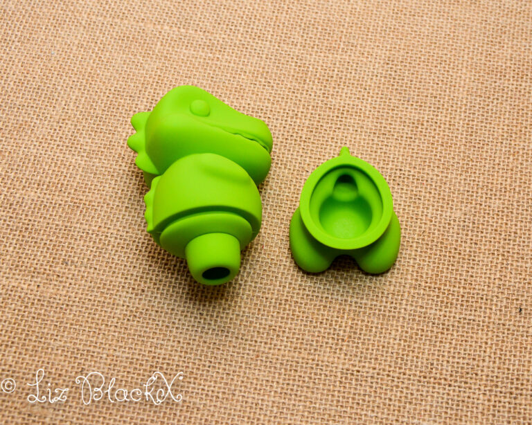 Little Goo Sex Toy Review: Dinosaur-Inspired Clitoral Stimulator with Innovative Design Copyright LizBlackX