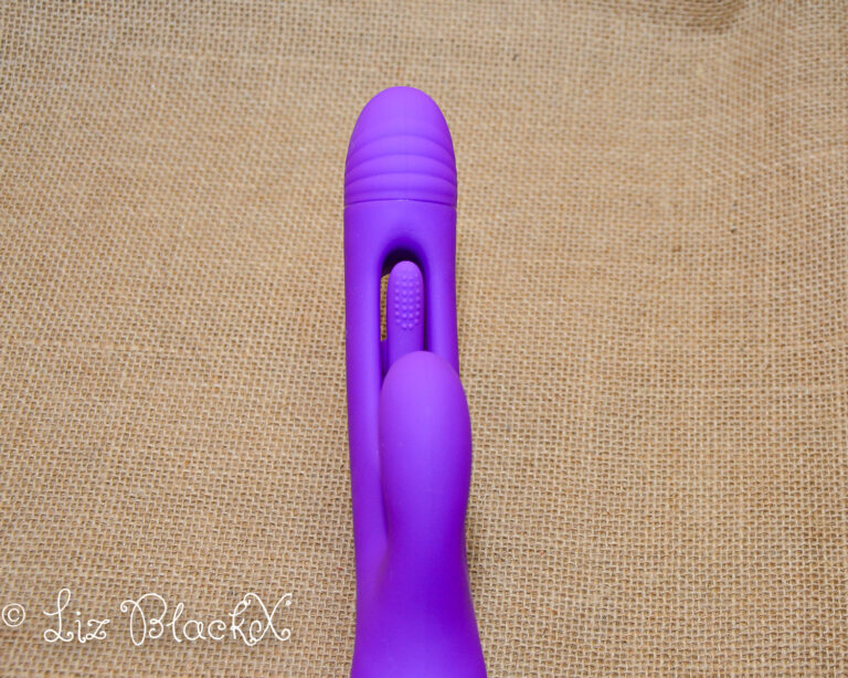 Triple the Pleasure: A Review of the Futuristic Triple Bliss Vibrator Candy hub Copyright Liz BlackX