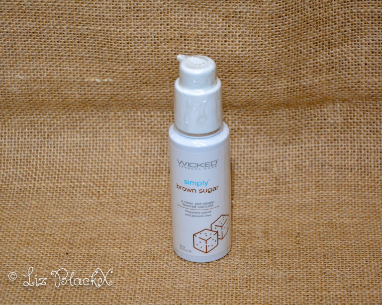 Review: Wicked Simply Brown Sugar Flavored Water Based Lubricant 2.3 oz - A Sweet Surprise for Sensitive Skin Copyright LizBlackX