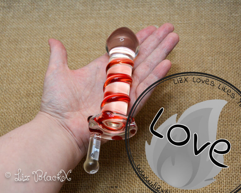 Clear Pleasure: Funzze Glass Dildo's Seductive Rotary Surprise Copyright Liz BlackX