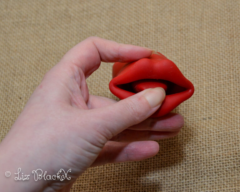 Me playing with the tongue Licking & Sucking Vibrator from Inyarose - A Giggle-Inducing Orgasmic Experience Copyright Liz BlackX