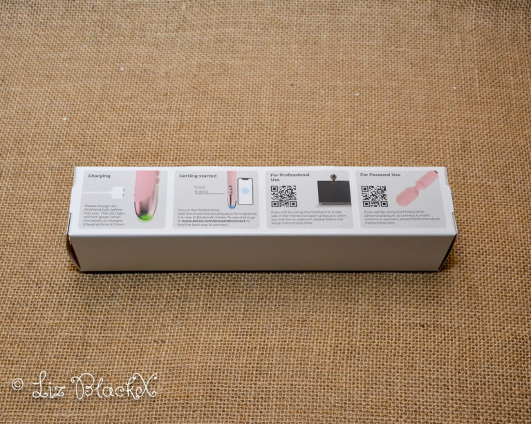 Beyond Ordinary Stimulation: Kiiroo Pro Wand with App & Streaming Review ProWand Kiiroo Copyright Liz BlackX