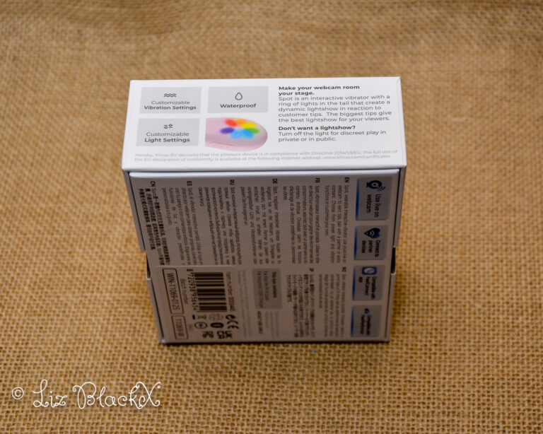 Kiiroo Spot Review: App-Controlled Vibrator with Dynamic Lightshow Copyright Liz BlackX End verdict: Love