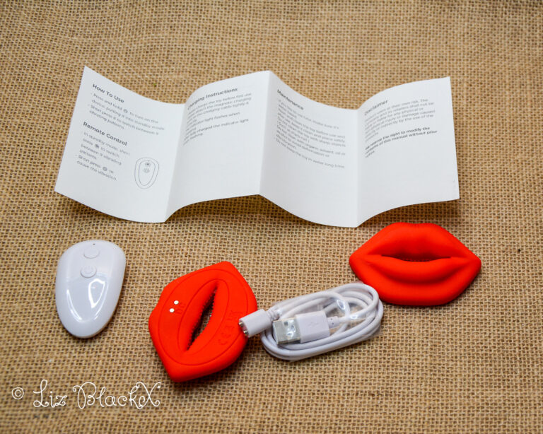 Lip-Shaped Nipple Clamps by Funzze: A Playful BDSM Toy Review Copyright Liz BlackX