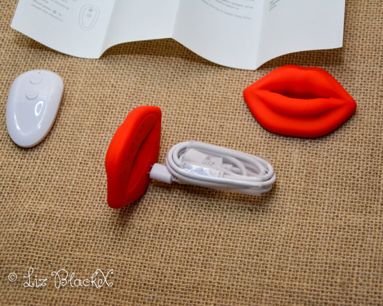 Lip-Shaped Nipple Clamps by Funzze: A Playful BDSM Toy Review Copyright Liz BlackX