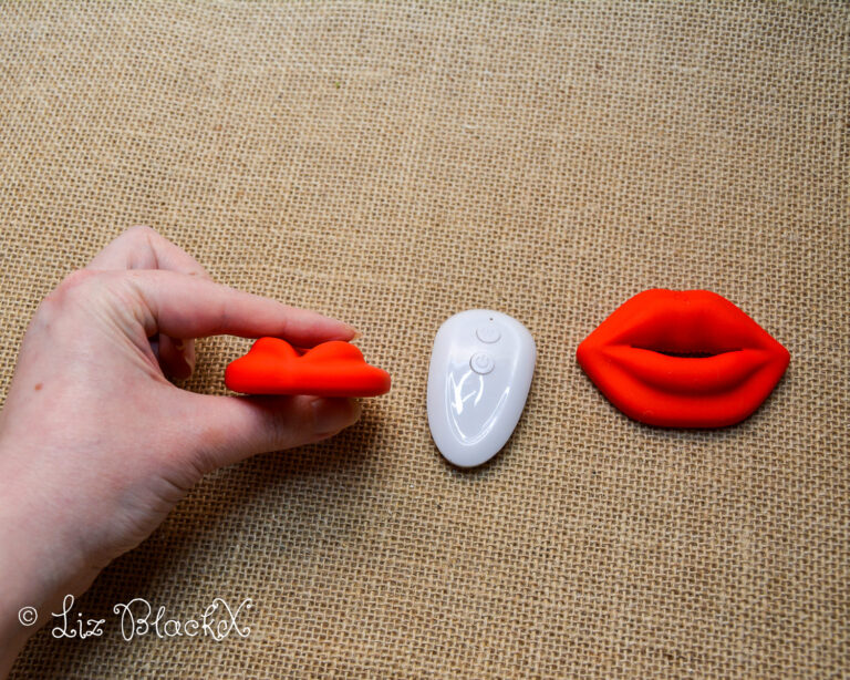 Lip-Shaped Nipple Clamps by Funzze: A Playful BDSM Toy Review Copyright Liz BlackX