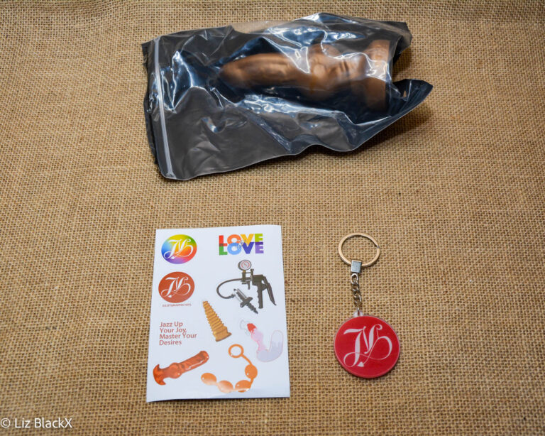 Juliettoys Jax Realistic Silicone Dildo: Honest Review and Insights Copyright Liz BlackX Stickers and a keychain!