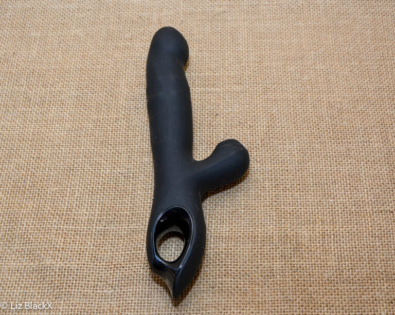 Review of the 3-in-1 Wiggling, Sucking Rabbit Vibrator with Rolling Beads Funzze Copyright Liz BlackX