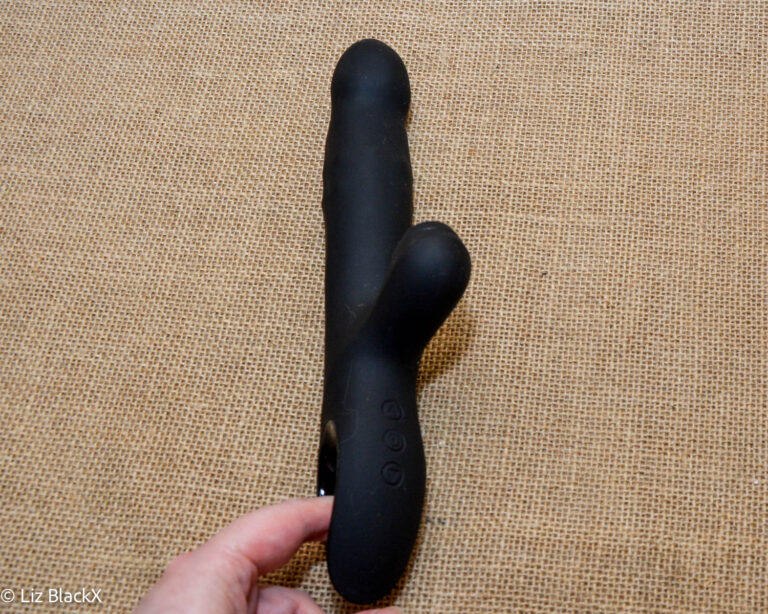 Review of the 3-in-1 Wiggling, Sucking Rabbit Vibrator with Rolling Beads Funzze Copyright Liz BlackX