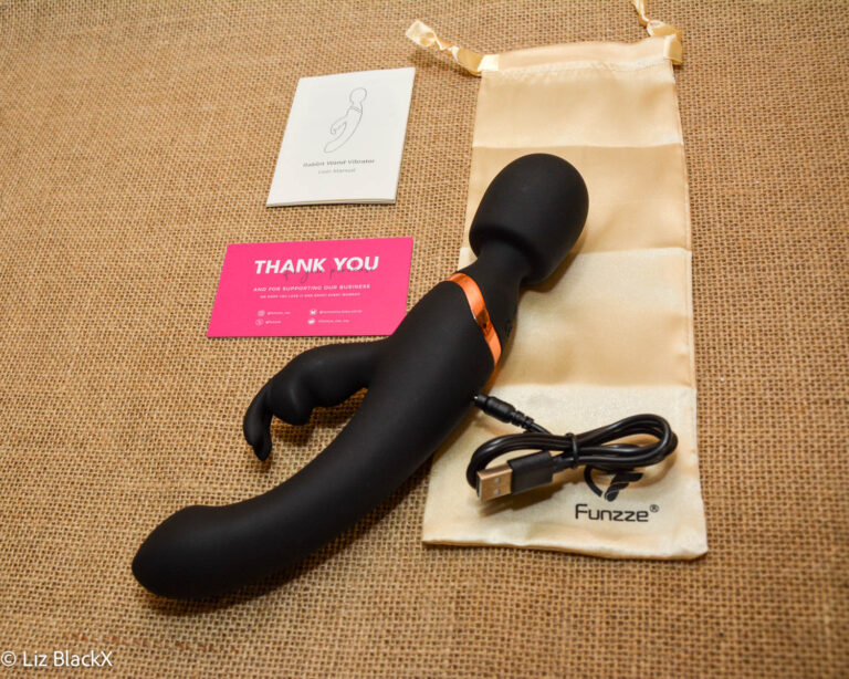 Review: Funzze Double-ended Rabbit Wand Vibrator